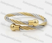 Stainless Steel Wire Cable Bangle KJB850061