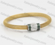 Gold Plating Stainless Steel Bangle KJB850074