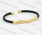Stainless Steel Wire Cable BangleKJB850078