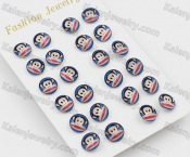 (price for 12 pairs) Steel Ear Stud KJE860008