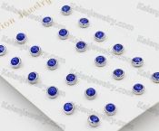 (price for 12 pairs) Steel Ear Stud KJE860011