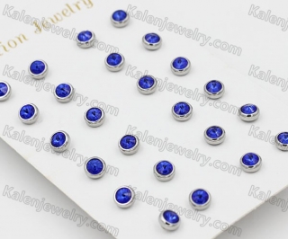 (price for 12 pairs) Steel Ear Stud KJE860011