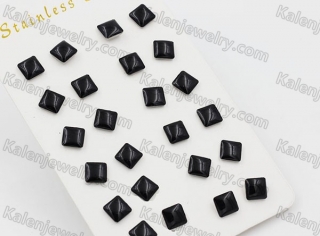 (price for 12 pairs) Steel Ear Stud KJE860012