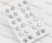 (price for 12 pairs) 8.2mm Steel Ear Stud KJE860036