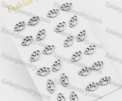 (price for 12 pairs) 11.3mm Steel Fist Thorn Ear Stud KJE860039