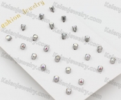 (price for 12 pairs) 5.2mm Steel Ear Stud KJE860044