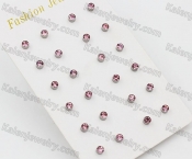 (price for 12 pairs) 4.1mm Steel Ear Stud KJE860050