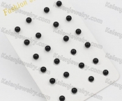 (price for 12 pairs) 6.1mm Steel Ear Stud KJE860055