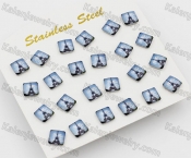 (price for 12 pairs) 7.2mm Steel Ear Stud KJE860057