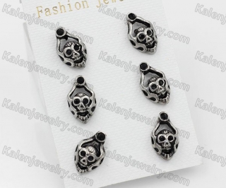 Stainless Steel Skull Ear Studs KJR830016
