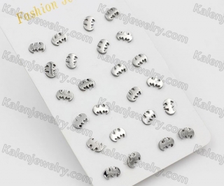 (price for 12 pairs) Steel Ear Stud KJE860060