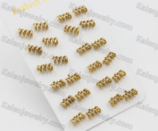 (price for 12 pairs) Steel Ear Stud KJE860061