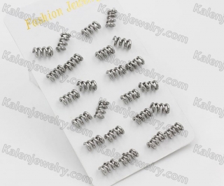 (price for 12 pairs) Steel Ear Stud KJE860062