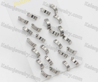 (price for 12 pairs) Steel Ear Stud KJE860065