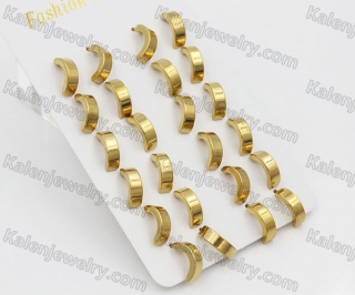 (price for 12 pairs) Steel Ear Stud KJE860066