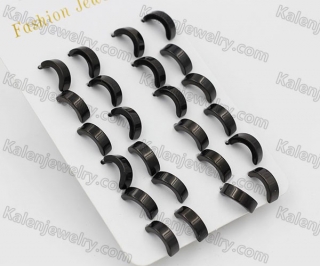 (price for 12 pairs) Steel Ear Stud KJE860067