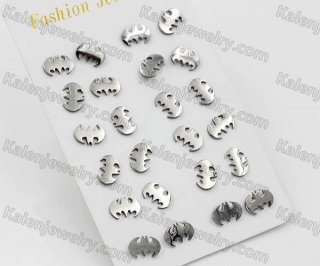 (price for 12 pairs) Steel Ear Stud KJE860069