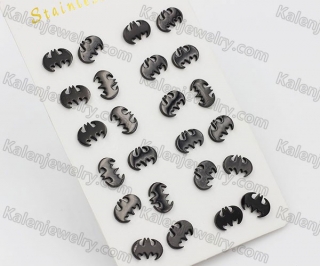 (price for 12 pairs) Steel Ear Stud KJE860070