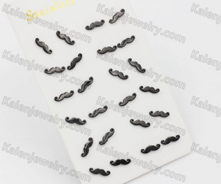 (price for 12 pairs) Steel Ear Stud KJE860083