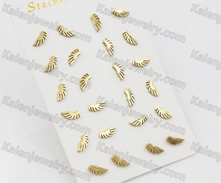 (price for 12 pairs) Steel Ear Stud KJE860089