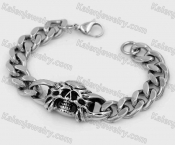 Stainless Steel Skull Bracelet KJB520057