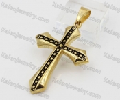 Stainless Steel Cross Pendant KJP051455