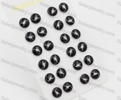 (price for 12 pairs) Steel Ear Stud KJE860096