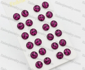 (price for 12 pairs) Steel Ear Stud KJE860099