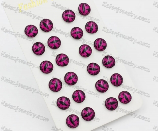(price for 12 pairs) Steel Ear Stud KJE860099