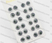 (price for 12 pairs) Steel Ear Stud KJE860100