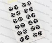 (price for 12 pairs) Steel Ear Stud KJE860102