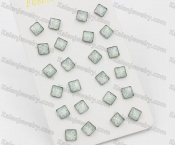 (price for 12 pairs) Steel Ear Stud KJE860104