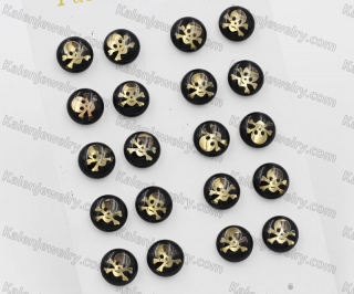 (price for 12 pairs) Steel Ear Stud KJE860111