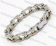 11mm wide Steel Bicycle Chain Bracelet KJB100194