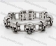 Steel Skull Bicycle Chain Bracelet KJB600005