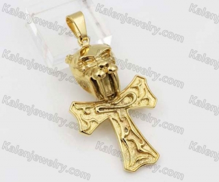 Stainless Steel Cross Pendant KJP051476