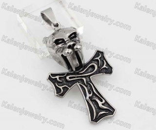 Stainless Steel Cross Pendant KJP051477