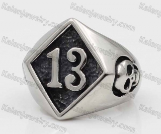 Steel Number 13 Ring KJR370650