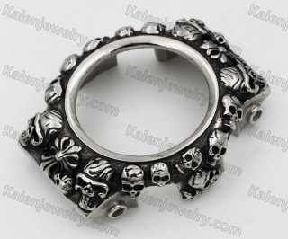 Steel Skull Biker Watch Case KJA980001