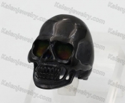 Black Steel Skull Ring KJR350556