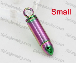 Openning Lid Bullet Pendant KJP100-0331