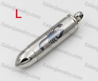 Openning Lid Bullet Pendant KJP100-0344