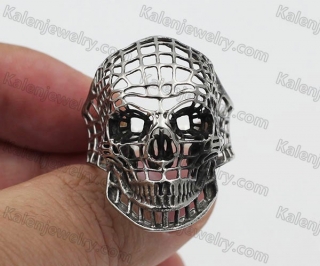 Hollow Skull Ring KJR330221