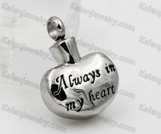 Steel Perfume Bottle Pendant KJP570143