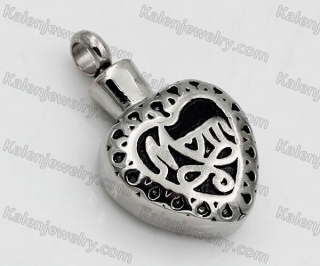 Steel Perfume Bottle Pendant KJP570150