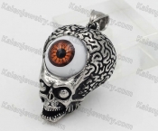 Stainless Steel One-eyed Skull Pendant KJP1060006