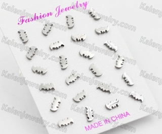(price for 12 pairs) Batman Ear Studs KJE860123