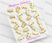 (price for 12 pairs) Batman Ear Studs KJE860126