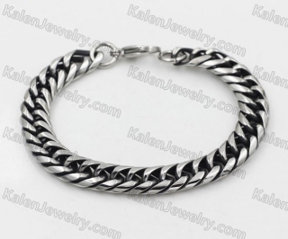 Retro Black Inside Steel Bracelet KJB570091