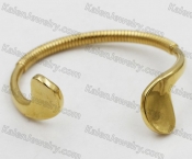 Gold Steel Golf club Bangle KJB56-0357